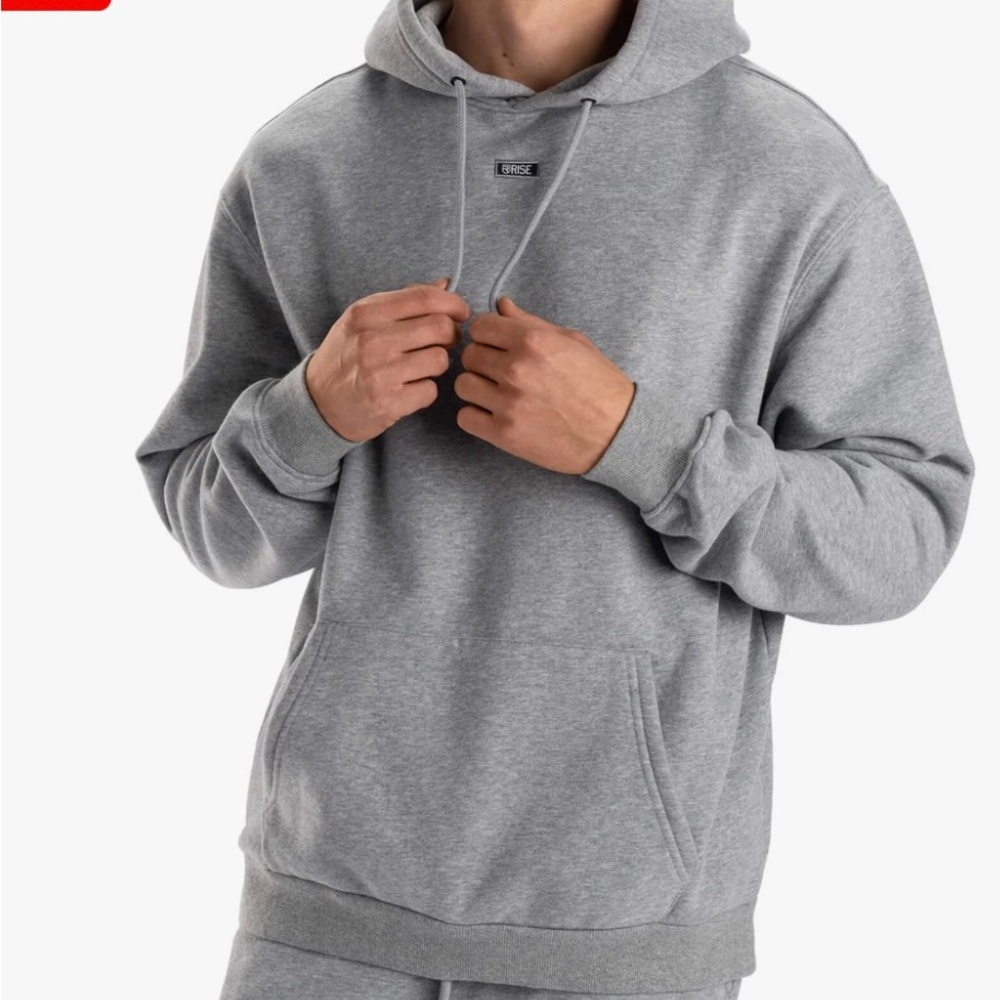 RISE - Comfy Hoodie - Light Gray - Large - Great Condition